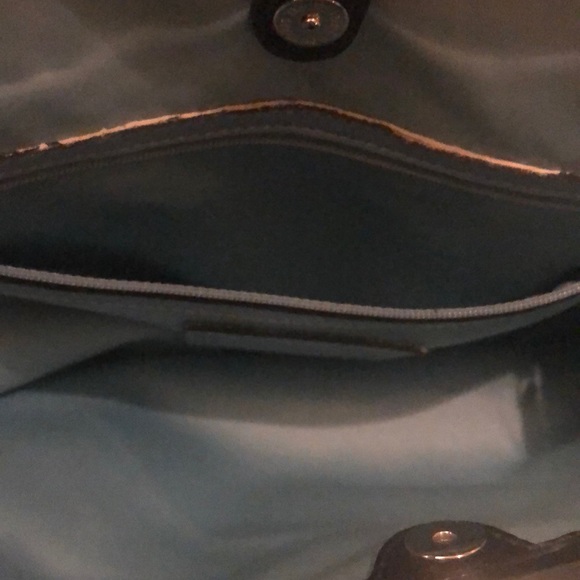 COACH SIGNATURE STRIPE SATCHEL 13533- price firm - Picture 10 of 13
